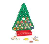 Advent Calendar Christmas Tree Wooden Melissa & Doug Xmas Festival Countdown