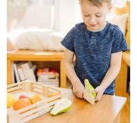 Melissa & Doug Wooden Steep & Serve Tea & Biscuits 15 Piece Pretend Play Set NEW