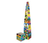 Melissa & Doug Deluxe 10-Piece Alphabet Nesting and Stacking Blocks