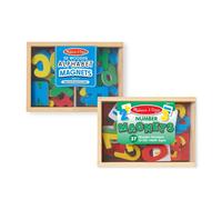 Melissa & Doug Deluxe Magnetic Letters and Numbers Set With 89 Wooden Magnets Alphabet Letter Magnets, Number Learning Toys For Preschoolers And Kids Ages 3+