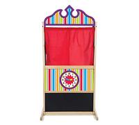 Melissa & Doug Deluxe Puppet Theater - Sturdy Wooden Construction - Puppet Show Theater For Kids