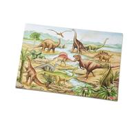 Melissa & Doug Dinosaurs Floor Puzzle, Puzzle for Kids, Prehistoric Earth, Problem Solving, Learning Toys, Motor Skills, Cognitive Skills, 3 to 6 years, Gift for Boys or Girls - FSC Certified