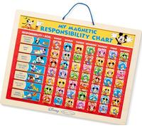 Melissa & Doug Disney Mickey Mouse Clubhouse My Magnetic Responsibility Chart - Toddler Routine, Kids Reward Board, Reward Chart for Toddlers and Kids Ages 3+