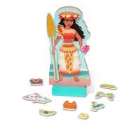 Melissa & Doug Disney Princess Moana Magnetic Dress-Up Wooden Doll Pretend Play Set (30+ pcs)