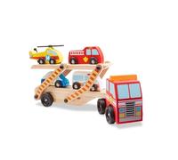 Emergency Vehicle Carrier Toy Play Set - Melissa & Doug