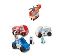 Melissa & Doug Emergency Vehicle Set