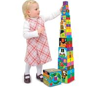 Melissa & Doug English Alphabet Nesting & Stacking Blocks Developmental Toy
