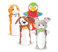 Melissa & Doug Hand Puppets Playful Pets Hand Puppet Multicolor Kids