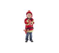 Melissa & Doug Fire Chief Role Play Costume Set - Includes Jacket, Helmet, Badge & Bullhorn - Interactive Pretend Play Toy for Kids Age 3 Plus