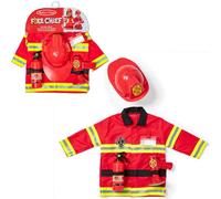 Melissa & Doug Fire Chief Costume Set Kids Firefighter Role Play Toy