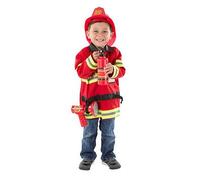 Childrens Melissa and Doug Fire Chief Fancy Dress Costume Age 3 - 6