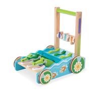 Melissa & Doug First Play Chomp & Clack Alligator Push Toy (Developmental Toy, 15" H X 15" W X 11.75" L) (Colors may vary)