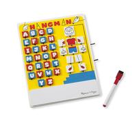 Melissa Doug Flip to Win Travel Hangman Game White Board DryErase Marker