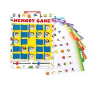 Melissa & Doug Flip to Win Travel Memory Game - Wooden Game Board, 7 Double-Sided Cards