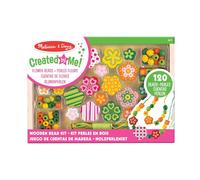 Melissa & Doug Wooden Flower Power Bead Set Jewellery Girls Collection 14178
