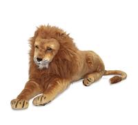 Melissa & Doug Lion Teddy, Giant Soft Toys, Cuddly Toy Lion Teddy, Giant Lion Toy, Stuffed Animal Cuddly Toys for Girls, Safari Nursery, Lion Plush Toys for 3+ Year Old Baby