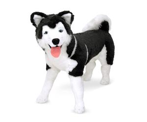 Melissa & Doug Giant Siberian Husky - Lifelike Stuffed Animal Dog (Over 2 feet