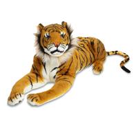 Melissa & Doug Giant Tiger - Lifelike Stuffed Animal (over 1 meter long)
