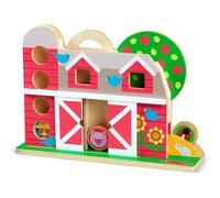 Melissa & Doug GO Tots Wooden Barnyard Tumble with Collectible Toy