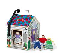Melissa & Doug Wooden Doorbell House | Busy Board | Wooden Toy | Dolls house for boys | Travel Busy Board | Fine Motor Skills Toys for 3 year olds | Kids Toys Age 3+ | Gift for Boy or Girl