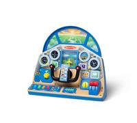 Melissa & Doug Jet Pilot Interactive Dashboard, Busy board, 3 year old boy & girls gifts, Plane activities for kids, Aeroplane toy, Aeroplane simulator toy, Wooden Toy for Boys and Girls Ages 3+