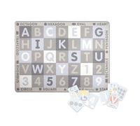 Melissa & Doug 15196 Jumbo ABC-123 Rug-Neutral | Décor | 2+ | Gift for Boy or Girl