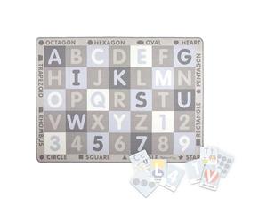 Melissa & Doug Jumbo ABC-123 Rug - Neutral | Décor | 2+ | Gift for Boy or Girl