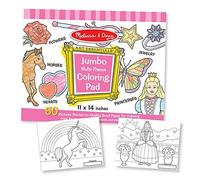 MELISSA & DOUG JUMBO COLORING PAD PINK 11 X 14 (Set of 6)