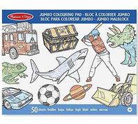 Melissa & Doug Jumbo Colouring Pad - Blue