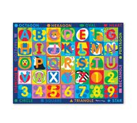 Melissa & Doug 15193 Jumbo ABC 123 Rug, Multi Colour
