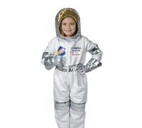 Melissa & Doug Astronaut Role Play Costume Set (5 pcs) - Jumpsuit, Helmet, Glove