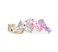 Melissa & Doug Kids Princess Tiara 4 piece set | Costume Role Play Toys | Fancy Dress for Kids & Toddlers | Dressing Up for Girls or Boys | Pretend Play Gifts Age 3-6