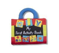 Melissa & Doug Ks Kids My First Activity Book 8-Page Soft Book for Babies and Toddlers - Early Learning Developmental Plush Soft Activity Book