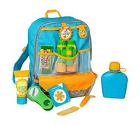 Melissa & Doug Let’s Explore Hiking Play Set - 23 Pieces Toddler Nature Toys, Hiking Toys for Kids Ages 3+