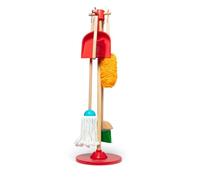 Melissa & Doug, Let’s Play House! Dust! Sweep! Mop! Pretend Play Toy Set for Kids | Cleaning Wooden Toys for Children | 3+ | Gift for Boy or Girl