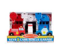 Melissa & Doug 'Lock and Roll' Rescue Vehicle Garage - Brand New