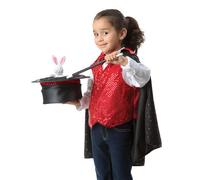 Melissa & Doug Magician Role Play Costume - Set - Dress Up - Kids Ages 3-6 Years