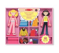 Melissa & Doug Magnetic Dress-Up Dolls for 3 Year Olds | Kids Crafts Sets Girls & Boys | Fashion Wooden Craft Kits for Kids Age 3 + | Magnetic Dress Up Dolls for Age 6, 5, 4, 3