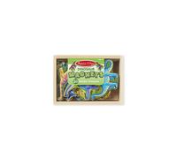 Melissa & Doug Magnetic Wooden Dinosaurs in a Wooden Storage Box (20 pcs)