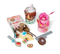 Melissa & Doug Make a Shake Mason Jar Milkshake Reusable Pretend Play Food Set for Boys and Girls Ages 3+