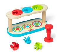 Melissa & Doug Match & Push Spinning Tops Developmental Skills Toy for Girls and Boys 2+ - FSC Certified