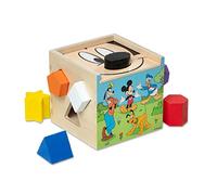 Melissa & Doug Mickey Mouse & Friends Wooden Shape Sorting Cube Baby Toy