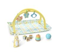 Melissa & Doug Mine to Love Toy Time Play Set for Dolls (16 Pieces, Activity Gym, Stacker, Blocks, More)