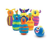 Melissa & Doug Monster Plush 6-Pin Bowling Game With Storage Bag | Preschool Games | Age 2+ | Gift for Boy or Girl