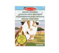 Melissa & Doug Mosaic Stickers Safari Animals | Activity Pad | Sticker Book | 3+ | Gift for Boy or Girl