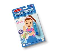 Melissa & Doug® Ms. Rachel™ Water Wow! Color-Reveal Pad Early Learning Toy | 4 Reusable Coloring Boards, Refillable Water Pen, Mess-Free Travel Toys, Arts & Crafts, Preschool Toys for Kids, Ages 3+