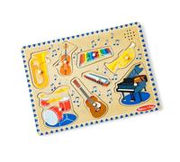 Melissa & Doug wooden sound puzzle - musical instruments