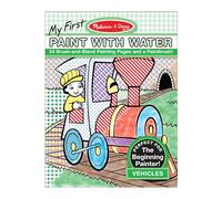 Melissa & Doug My First Paint With Water Coloring Book - Vehicles (24 Painting Pages)
