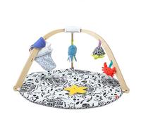 Melissa & Doug Ocean Easy-Fold Play Gym Developmental Toy for Infants, Reversible Mat, 5 Soft Toys, Birth to 9 Months