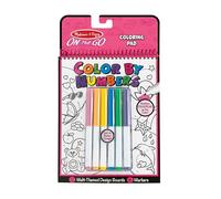 Melissa & Doug On the Go Color by Numbers Kids' Design Board - Unicorns, Ballet, Kittens, and More - Party Favors, Stocking Stuffers, Travel Toys, Coloring Books For Kids Ages 5+
